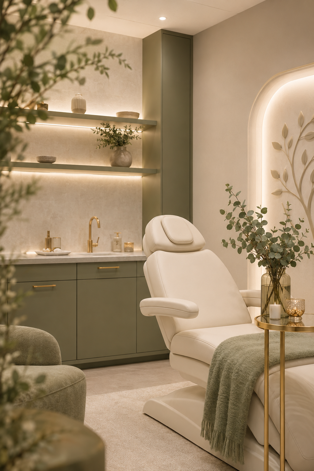 Luxury Tree & Bloom Clinic & Spa treatment room